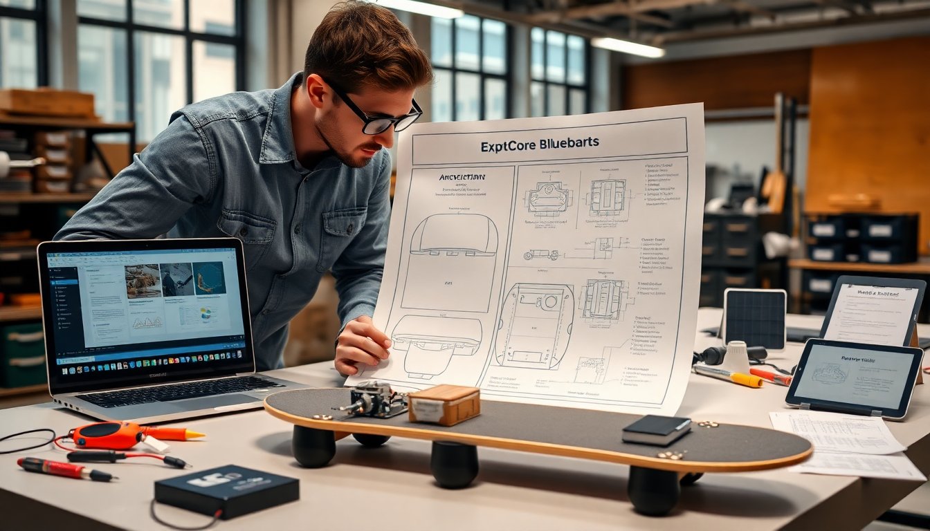 renewable energy skateboard blueprints exptcore